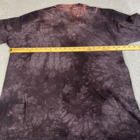 The Mountain T-shirt Adult XL Black Tie-Dye Dog Dean Russo Pit Bull Love Rescue - Picture 8 of 9